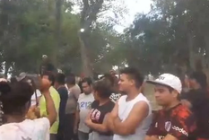 Así comenzó la balacera del domingo en González Catán. Foto: Captura Video