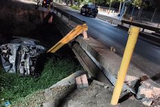 El conductor perdió el control de su vehículo y cayó a un canal en Lavalle.&nbsp;