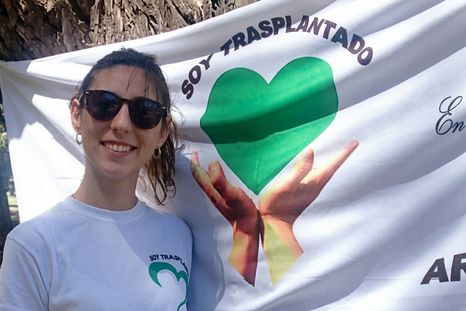 Marina recibió un trasplante de riñón hace 9 años. Marina recibió un trasplante de riñón hace 9 años.
