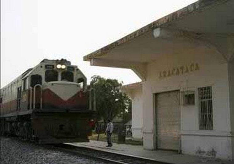 Estación de tren de Aracataca, lugar donde nació Gabriel García Márquez.