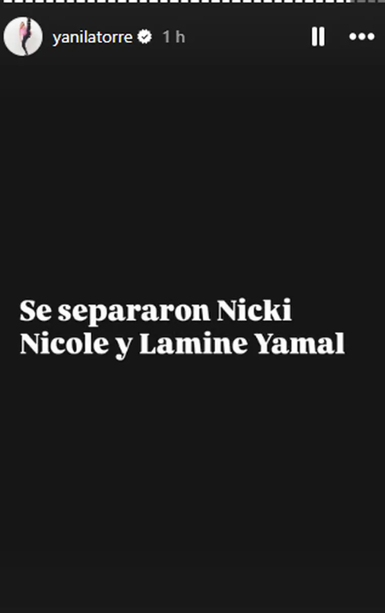 Los datos fueron compartidos por Yanina Latorre.