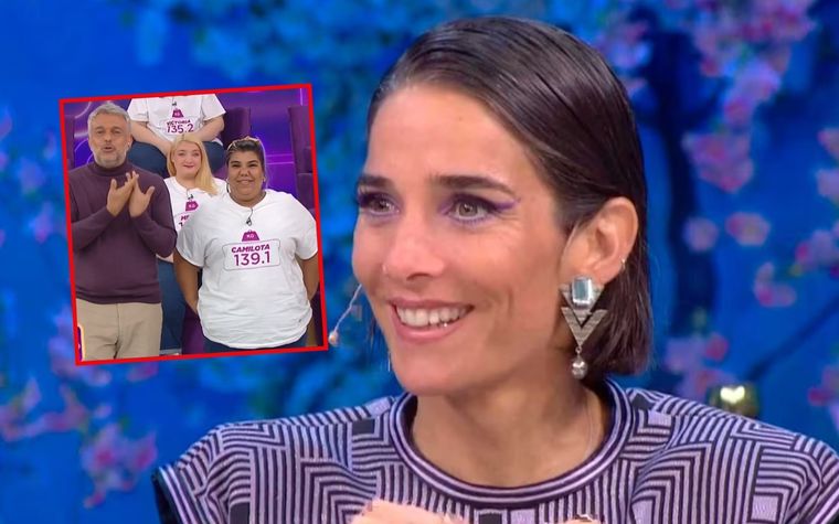 Camila de Cuestión de peso almorzará en la mesa de Juana Viale. Foto: Captura TV