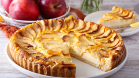 Tentación total: receta de tarta de manzana con masa crocante Tentación total: receta de tarta de manzana con masa crocante