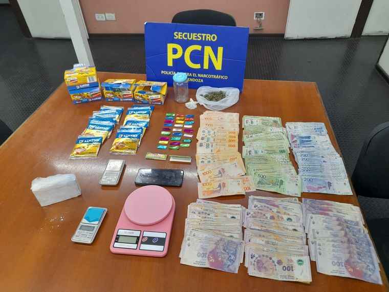 Los elementos secuestrados por la Policía