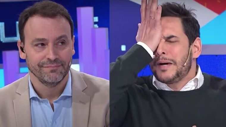 El incómodo momento que vivieron los conductores en el programa de Pamela David. Foto: Captura Canal América
