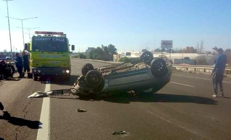 El hecho generó complicaciones en el tránsito durante largas horas. Foto: Ministerio de Seguridad
