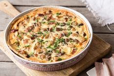 choly berreteaga: receta de tarta de hongos ¡en microondas!