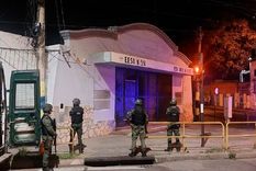 La escuela, ahora custodiada por Gendarmería Foto: resumido.info