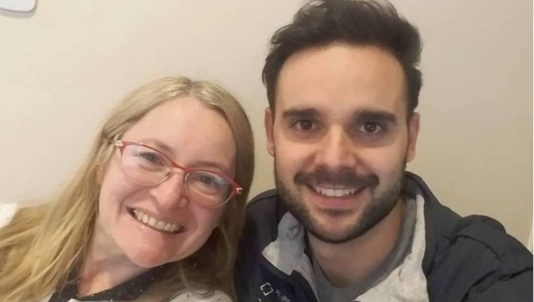 Hebe Casado y Gabriel Pradines se enfrentan hoy en las urnas. Foto: Gentileza X @gabrielpradines