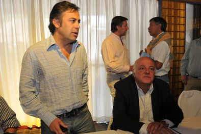 MDZol | Cornejo y Jaliff estuvieron juntos, pero anoche hubo lío. Foto: Gerardo Gómez/MDZ