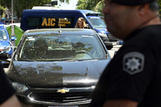 El rodado en el que iba la prima de Antonela Foto: Sebastián Granata/Télam El rodado en el que iba la prima de Antonela Foto: Sebastián Granata/Télam