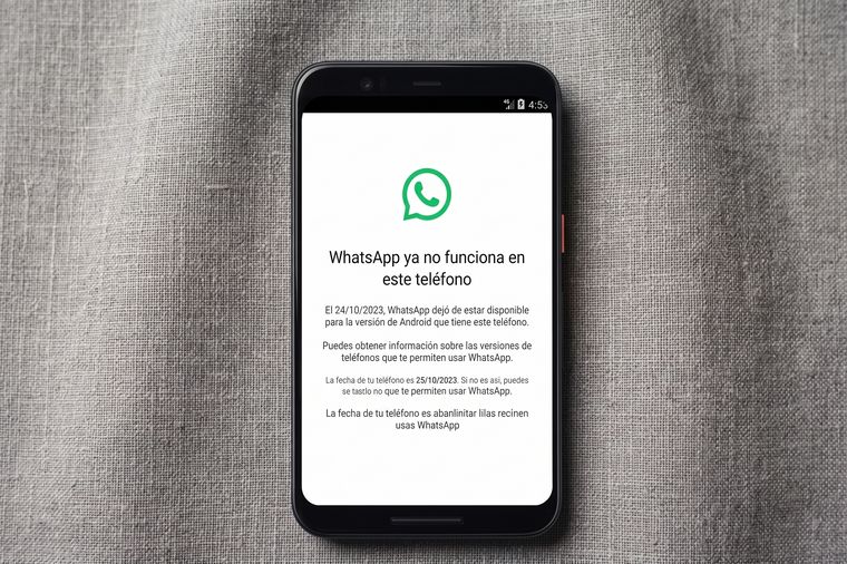 Los requisitos técnicos de WhatsApp demandan versiones modernas de software para operar. Los requisitos técnicos de WhatsApp demandan versiones modernas de software para operar.