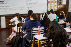 Cada vez más niños y niñas necesitan el desayuno o merienda escolar Foto: Santiago Tagua/MDZ