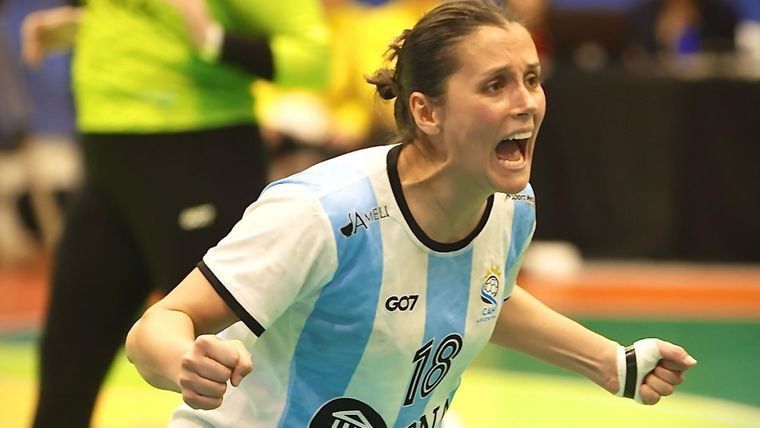 La mendocina Macarena Sans, referente de La Garra.&nbsp;