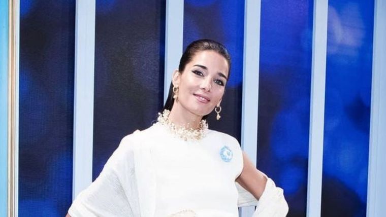 Juana Viale, vestido, La noche de Mirtha Legrand Fuente: Instagram Mirtha Legrand