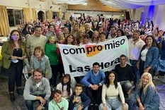 El grupo se llama Compromiso Las Heras Foto: Gentileza Ramiro de los Ríos