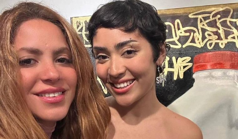 Shakira se fotografió recientemente con Isabella Mebarak, su sobrina.