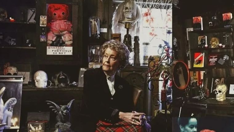 Lorraine Warren en el museo. /&nbsp;www.warrens.net﻿