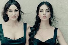 Deva Cassel, la hija mayor de Monica Bellucci, es un calco a su madre. Foto: Archivo
