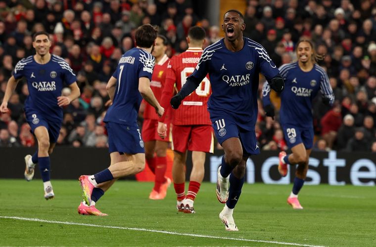 El PSG eliminó al Liverpool en Anfield. Foto: EFE