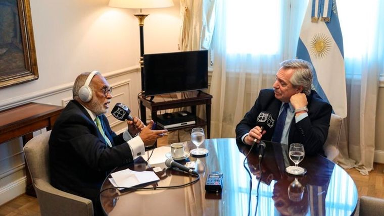 Oscar González Oro y Alberto Fernández