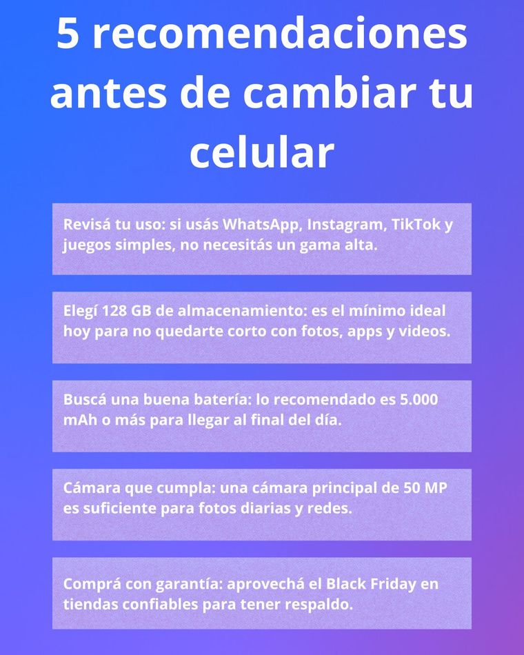 Recomendaciones a tener en cuenta si vas a cambiar tu celular. Recomendaciones a tener en cuenta si vas a cambiar tu celular.