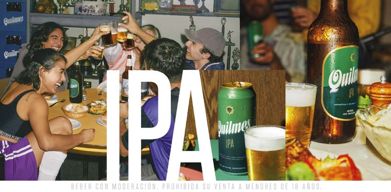 La Quilmes IPA llega a todo el país Foto: Cervecería y Maltería Quilmes