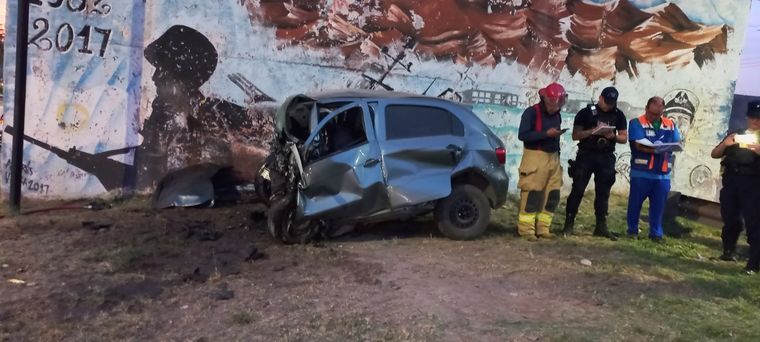 Las graves imágenes del accidente fatal Foto: Twitter: @MATIPASCUALETTI