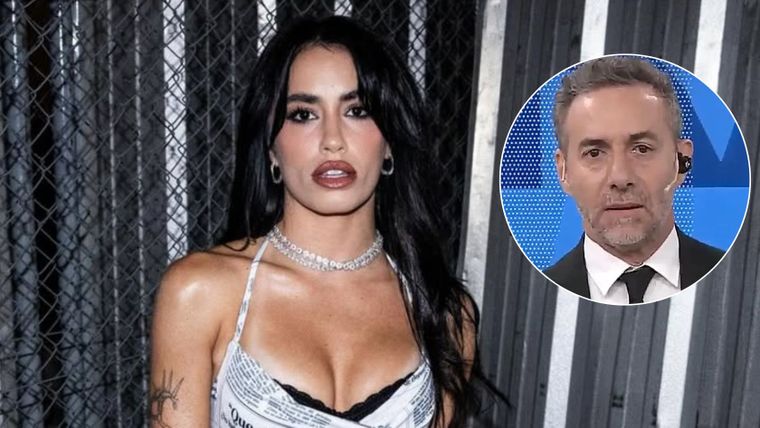 La artista invitó a sus seguidores a reproducir su música tras los dichos del periodista en LN+. / @lali - Captura TV