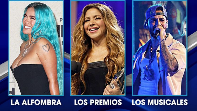 Premios Billboard Música Latina Una transmisión inolvidable. Foto: Fuente: imagen - Instagram @latinbillboards