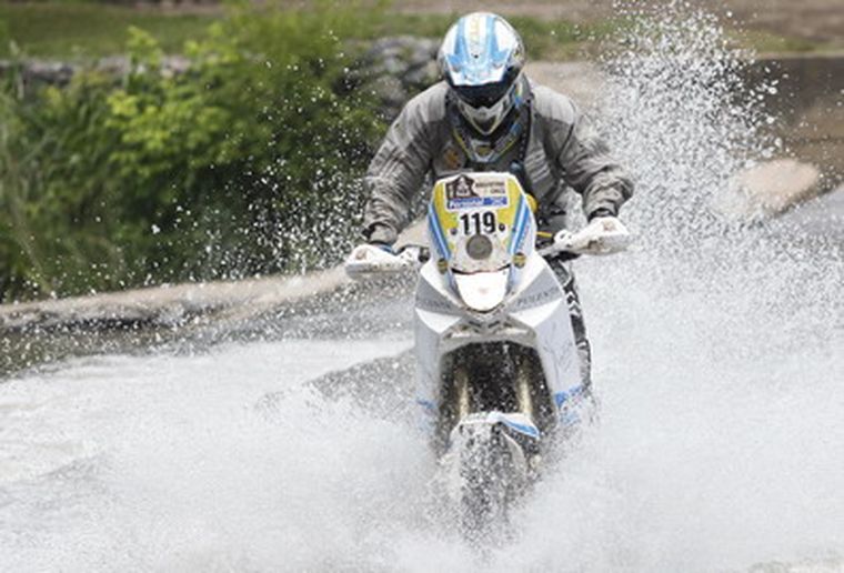 Eduardo Pulenta sigue luchando en el Dakar. Foto: Pachy Reynoso/MDZ