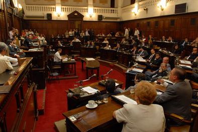 MDZol | El Senado respaldó hoy al candidato de Jaque para Irrigación. Foto: Gerardo Gómez/ MDZ