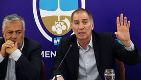 El gobernador Alfredo Cornejo y el ministro del Interior, Diego Santilli. El gobernador Alfredo Cornejo y el ministro del Interior, Diego Santilli.