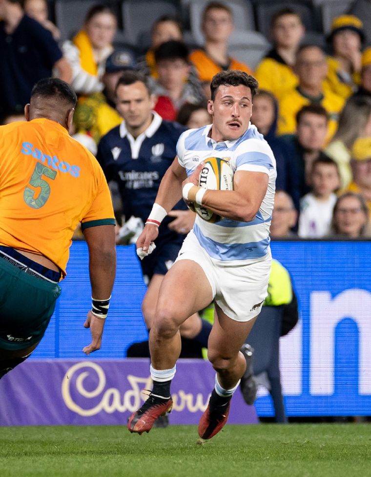 Isgró tuvo un buen partido ante Australia por el Championship. Foto: Los Pumas