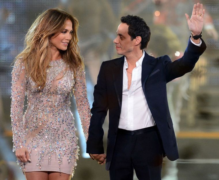 Jlo y Marc Anthony Foto: Archivo