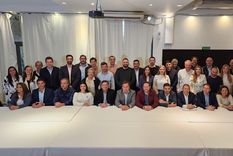 La reunión del peronismo mendocino Foto: Prensa PJ