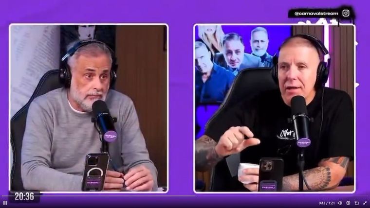 Alejandro Fantino le reveló a Jorge Rial el gran cambio que llegaría a la Cámara de Diputados. Foto: captura de video Carnaval Stream.