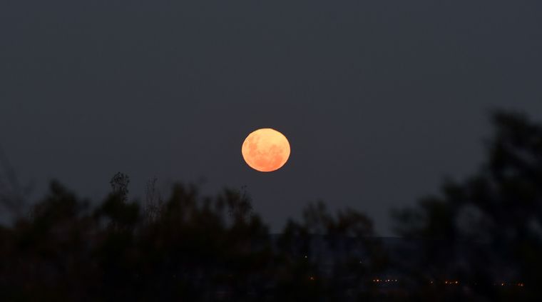 La luna de fresa es ideal para activar rituales de intención concreta. Foto: ALF PONCE MERCADO / MDZ