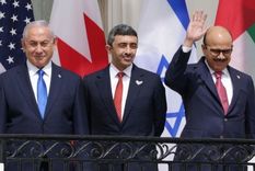 Estamos aquí para cambiar el curso de la historia, subrayó Trump en la ceremonia celebrada en la Casa Blanca. Foto: GETTY IMAGES