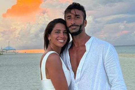 Cinthia junto a Roberto, su gran amor. Cinthia junto a Roberto, su gran amor.