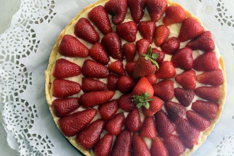 Prepará una rica tarta de frutillas. Prepará una rica tarta de frutillas.