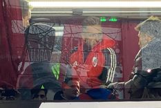 Brito, Demichelis y Ponzio hablan tras la derrota en La Paternal. Foto: @GermanBalcarce