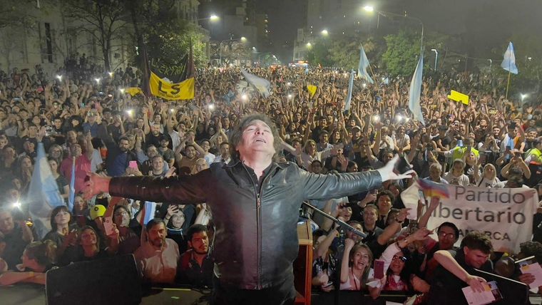 Javier Milei le pisa los talones al kirchnerismo en la Ciudad de Buenos Aires. Foto: MDZ archivo