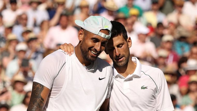 Kyrgios aseguró que nadie puede vencer a Djokovic en Wimbledon, a excepción de él