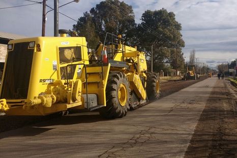 Obras en la ruta 171. Imagen de archivo.