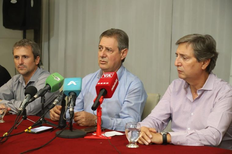 Emir Félix, actual intendente sanrafaelino y Omar, su hermano, candidato a sucederlo.