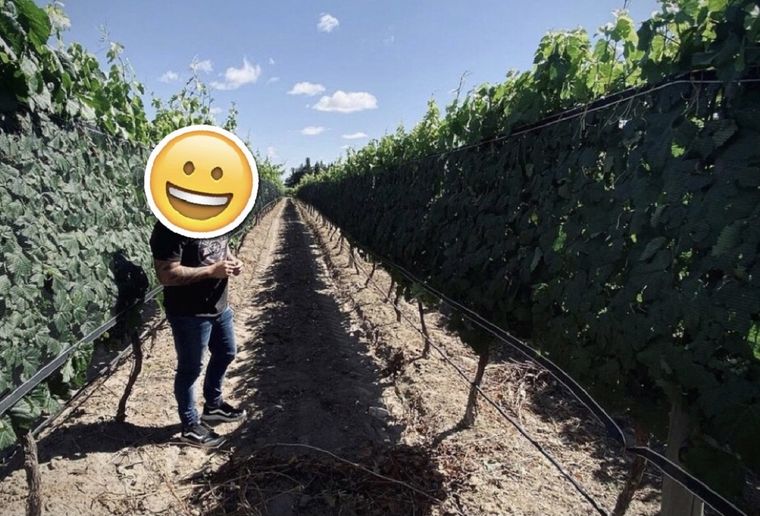 Un mediático súper famoso pasea por el Valle de Uco.