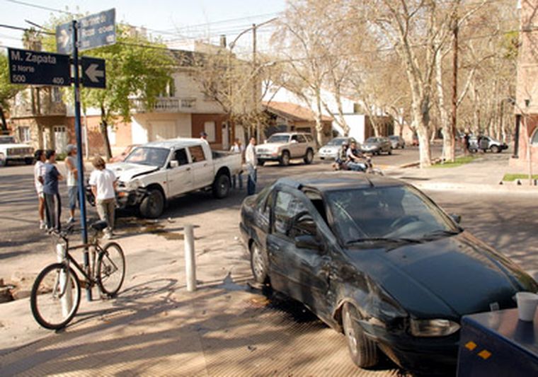 Afortunadamente no hubo que lamentar males mayores. Foto: Nacho Gaffuri / MDZ