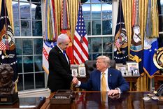 Donald Trump se verá con Benjamín Netanyahu, premier de Israel. Foto Efe