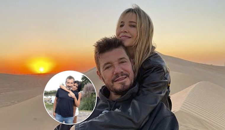 Un almuerzo sorpresivo Tinelli estuvo en la casa de Pamela